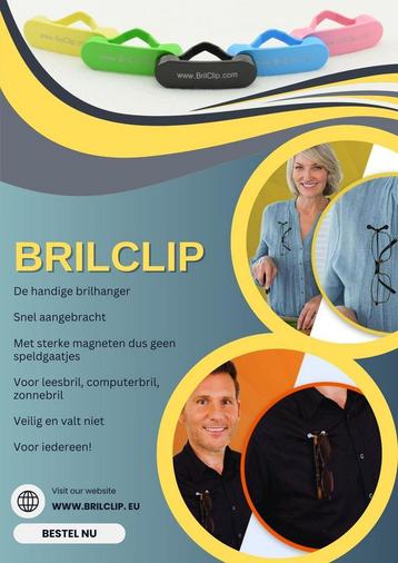 Brilhanger BrilClip voor iedere bril, handig kado ACTIE beschikbaar voor biedingen