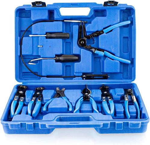 9-delige slangklem tangen set 18-54 mm, Auto diversen, Autogereedschap, Nieuw, Verzenden