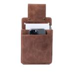 Iphone / Portemonnee holster - Cognac - LD-O912, Zakelijke goederen, Verzenden