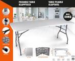 2dekans | Campingtafel Inklapbaar - Tuintafel Kunststof -, Caravans en Kamperen, Kampeermeubelen, Ophalen of Verzenden, Zo goed als nieuw
