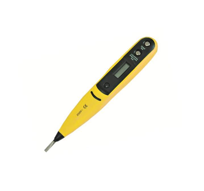 Digitale voltage tester - 12 tot 250V - Met LCD schermpje, Doe-het-zelf en Verbouw, Meetapparatuur, Elektriciteit, Nieuw, Ophalen of Verzenden