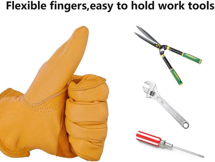 Robuuste Lederen Veiligheidswerkhandschoenen - Uw Ultieme, Doe-het-zelf en Verbouw, Overige Doe-het-zelf en Verbouw, Nieuw, Verzenden