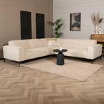 40% Korting: Scandinavische hoekbank Vegas bouclé beige, Ophalen, Zo goed als nieuw, Scandinavisch