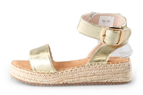 Poelman Sandalen in maat 38 Goud | 10% extra korting, Kleding | Dames, Schoenen, Overige kleuren, Zo goed als nieuw, Sandalen of Muiltjes