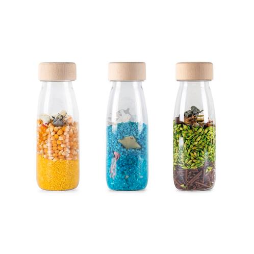 Petit Boum - Set van 3 Sensorische flessen - Nature, Kinderen en Baby's, Speelgoed | Overig