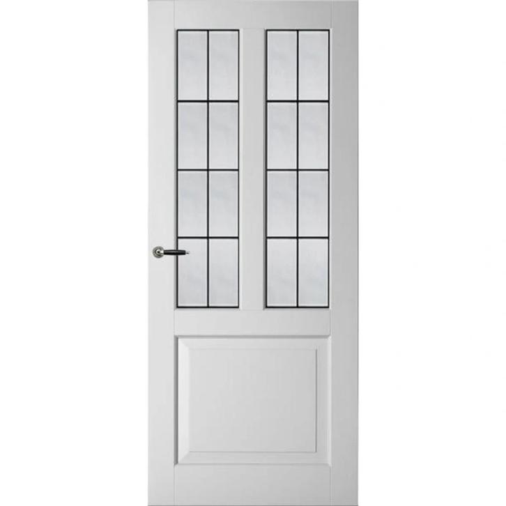 Weekamp binnendeur WK6552-B2 83x201,5 (Opdek linksdraaiend), Doe-het-zelf en Verbouw, Deuren en Horren, Nieuw, Glas, Hout, Binnendeur