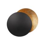 Catellani & Smith Lederam W Wandlamp LED, zwart/goud - ø¸1, Verzenden, Nieuw
