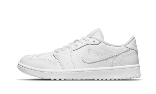 Air Jordan 1 Retro Low Golf Triple White - maat 42, Kleding | Dames, Schoenen, Wit, Nieuw, Sneakers of Gympen, Verzenden