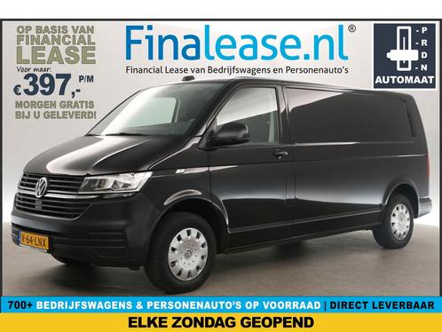 Volkswagen Transporter 2.0 TDI L2H1 150PK AUT Airco €397pm, Auto's, Bestelauto's, Lease, Automaat, Diesel, Volkswagen, Zwart, Verzenden