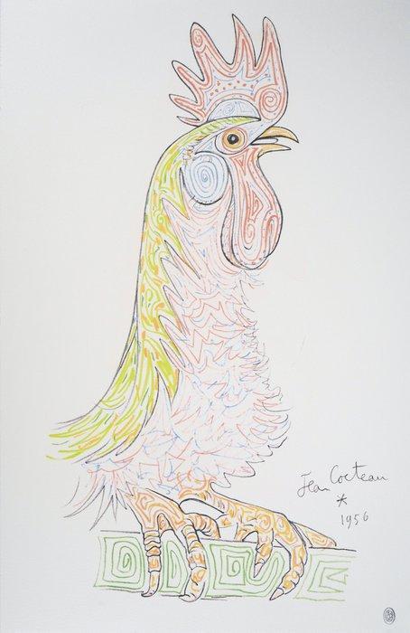 Jean Cocteau (1889-1963) - Fierté : Le Coq, Antiek en Kunst, Kunst | Designobjecten