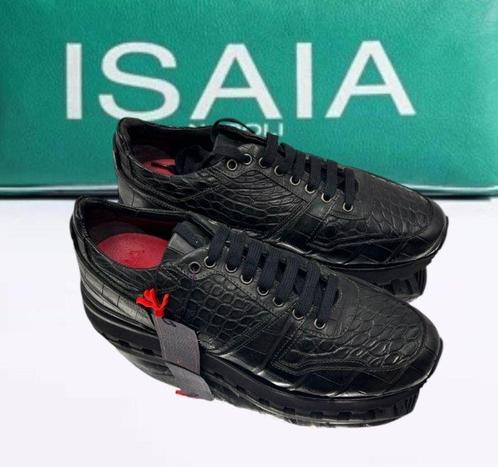Isaia - ISAIA NAPOLI EXCLUSIVE CROCODILE SNEAKERS - Sneakers, Kleding | Heren, Schoenen