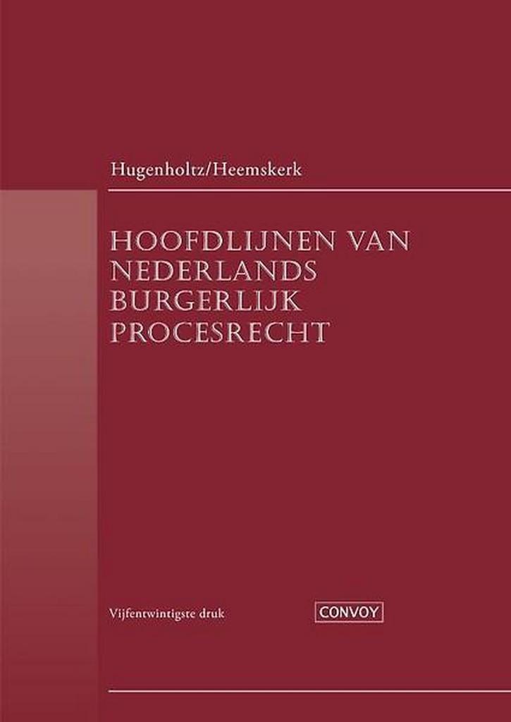 Hoofdlijnen van Nederlands Burgerlijk Procesrecht, Boeken, Wetenschap, Gelezen, Verzenden