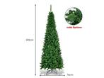 Coast 225 cm kerstboom hoogwaardige PVC naalden, Huis en Inrichting, Woonaccessoires | Overige, Verzenden, Nieuw