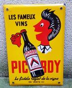 Emaillerie française - Plaque émaillée - VINS PICARDY -, Antiek en Kunst