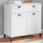 vidaXL Dressoir VIKEN 80x40x80 cm bewerkt hout wit, Huis en Inrichting, Verzenden, Nieuw, 50 tot 100 cm, 25 tot 50 cm