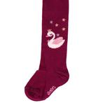 Babymaillot Wijnrood met Zwaantje en Glittergaren - 68 NIEUW, Meisje, Nieuw, Ophalen of Verzenden, Ewers