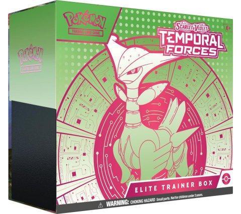 Pokemon - Scarlet Violet Temporal Forces Elite Trainer Box, Hobby en Vrije tijd, Verzamelkaartspellen | Pokémon, Boosterbox, Nieuw