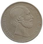 Nederlandse zilveren Rijksdaalder Willem III, Postzegels en Munten, Munten | Nederland, Verzenden, Koning Willem III, Losse munt