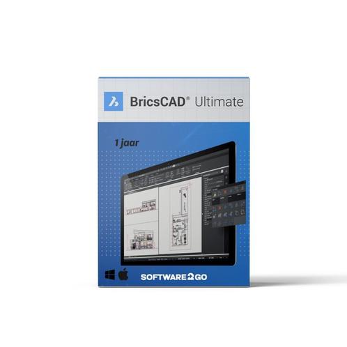 BricsCAD Ultimate | 1 Jaar | Activatiecode direct geleverd, Computers en Software, Ontwerp- en Bewerkingssoftware, Nieuw, MacOS