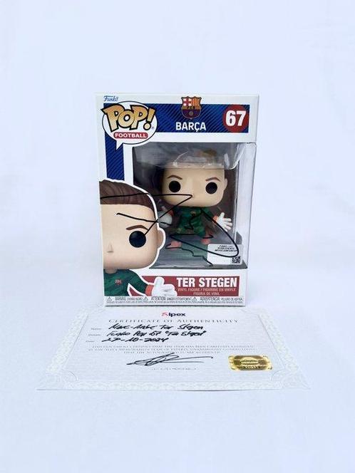 Funko  - Funko Pop #67 Barça Signed Ter Stegen + COA + Proof, Verzamelen, Overige Verzamelen