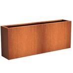 Cortenstaal plantenbak 200x40x80cm - Met bodem, Tuin en Terras, 100 cm of meer, Nieuw, Metaal, 60 cm of meer