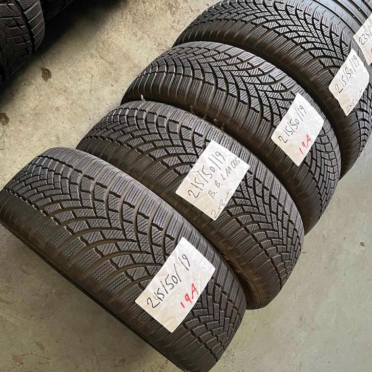 4 x Bridgestone Blizzak LM-005 215-50-19 Winterbanden 8,5mm, Auto-onderdelen, Banden en Velgen, 19 inch, Winterbanden, 215 mm