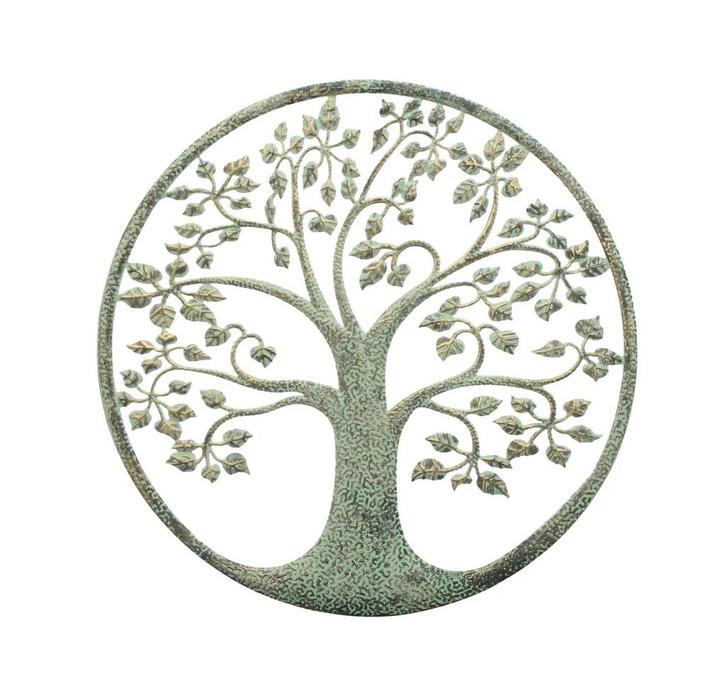 Wanddecoratie levensboom  40cm, Tuin en Terras, Tuinwanddecoratie, Verzenden