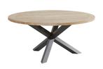 Taste Louvre tuintafel rond 160 cm. teak - aluminium poten, Tuin en Terras, Tuintafels, Verzenden, Nieuw, Rond, Hout