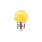 Thorgeon LED kogellamp gekleurd E27 1W Geel Niet-Dimbaar P45, Nieuw, Ophalen of Verzenden