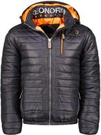 Warm Gevoerde Winterjas Met Capuchon Zwart Geographical, Kleding | Heren, Jassen | Winter, Verzenden, Nieuw, Zwart