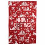 Theedoek Simons Cat - Meowy Christmas NIEUW, Ophalen of Verzenden, Nieuw, Rood