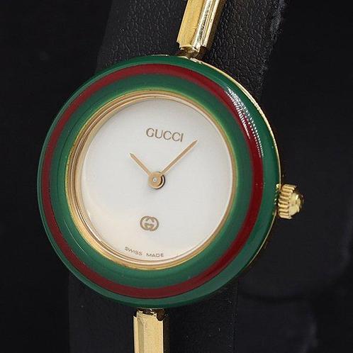 Gucci - GUCCI 11/12 Change Bezel Ladies Watch - 11/12 -, Sieraden, Tassen en Uiterlijk, Horloges | Heren