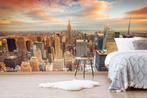 Vlies fotobehang Zonsondergang New York -, Verzenden