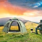 [pro.tec] Tent Nybro automatisch 240x205x140 cm donkergroen, Caravans en Kamperen, Nieuw