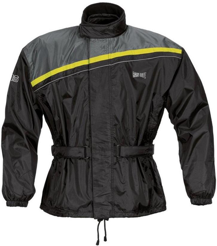 gms Douglas Zwarte Gele Regenjas, Motoren, Kleding | Motorkleding, Heren, Nieuw met kaartje, Jas | textiel, Verzenden
