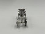 Miniatuur figuur - loopfiets - .835 zilver, Antiek en Kunst, Antiek | Goud en Zilver
