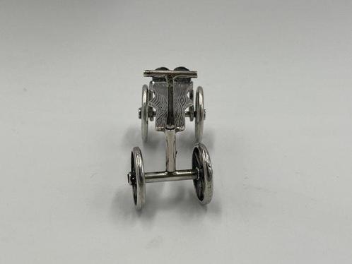 Miniatuur figuur - loopfiets - .835 zilver, Antiek en Kunst, Antiek | Goud en Zilver