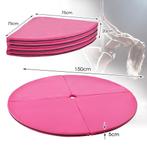 2dekans | Coast Paaldansmat Ø150 x 5 cm Roze – Opvouwbare, Sport en Fitness, Fitnessmaterialen, Ophalen of Verzenden, Zo goed als nieuw