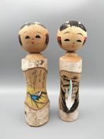 Creatieve Japanse kokeshi-poppen - Hout - Japan - Shwa