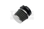 Powerfilter luchtfilter 60mm chroom met zwart Dellorto SHA, Fietsen en Brommers, Ophalen of Verzenden, Nieuw