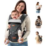 Draagzak - Baby carrier - Babydrager - 3-20 kg - Zwart - Bes, Verzenden, Zo goed als nieuw
