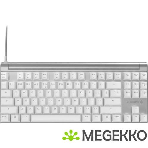 CHERRY MX Board 8.0 RGB MX Brown RGB Mechanisch Zilver, Computers en Software, Toetsenborden, Nieuw, Verzenden