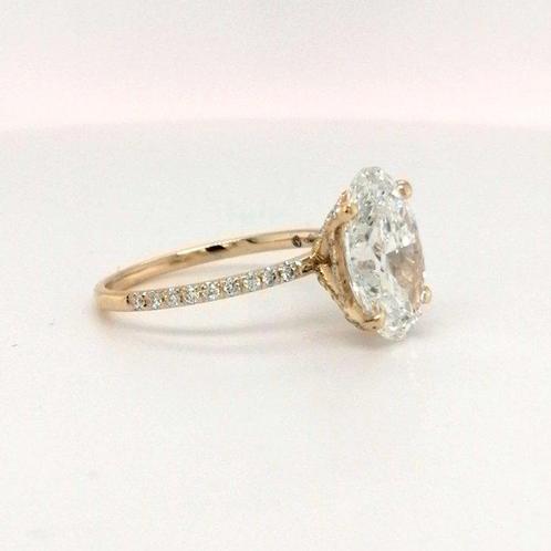 Zonder Minimumprijs - Ring - 14 karaat Geel goud - 4.37ct., Sieraden, Tassen en Uiterlijk, Ringen