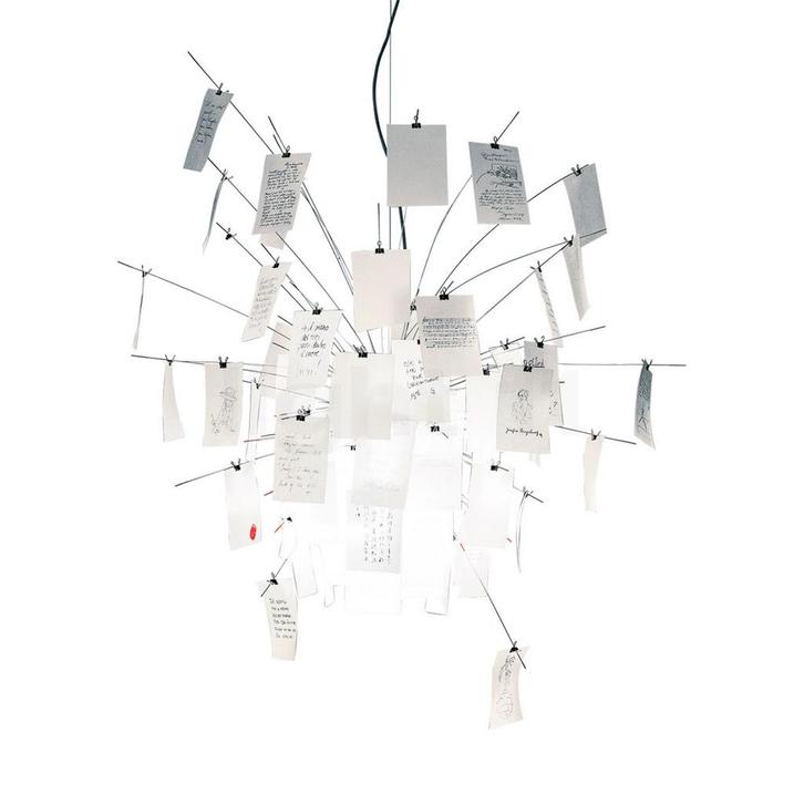 Ingo Maurer Zettelz 6, wit (Hanglampen, Binnenlampen), Huis en Inrichting, Lampen | Hanglampen, Nieuw, Verzenden