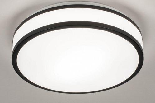 Rietveld Plafondlampen - Wit, Zwart - Kunststof, Huis en Inrichting, Lampen | Plafondlampen, Verzenden