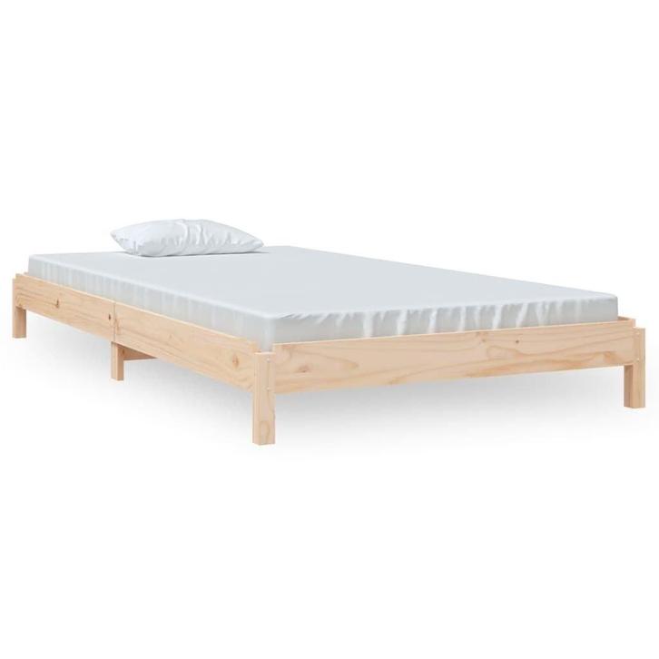 Stapelbaar Grenen Bed 90x200 | Retourdeal | Kopen!, Kinderen en Baby's, Kinderkamer | Stapelbedden en Hoogslapers, Nieuw, Stapelbed