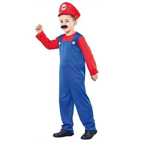 Super Mario Loodgieter pakje kind, Kleding | Heren, Carnavalskleding en Feestkleding, Nieuw, Ophalen of Verzenden