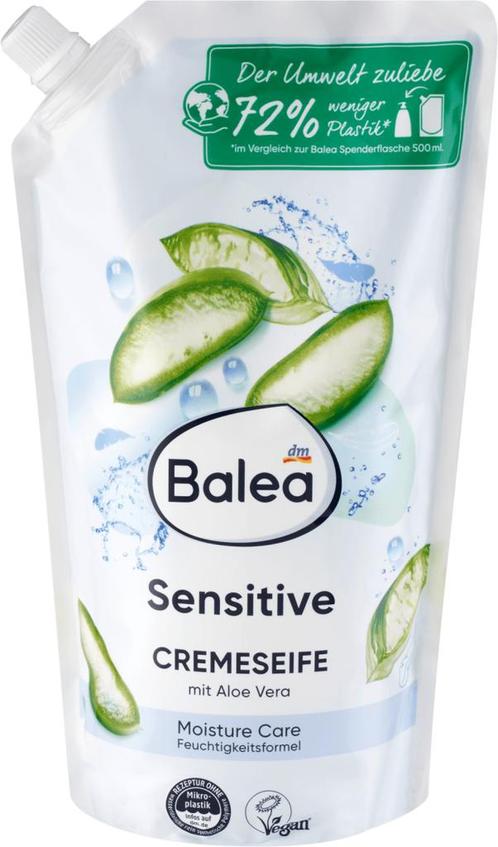 Balea Crème Zeep Sensitive Aloe Vera navulverpakking, 85..., Sieraden, Tassen en Uiterlijk, Uiterlijk | Lichaamsverzorging, Verzenden