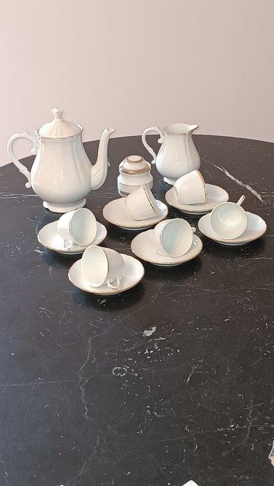 Richard Ginori - Koffieservies (15) - Wit geglazuurd, Antiek en Kunst, Antiek | Meubels | Tafels