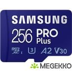 Samsung PRO Plus 256GB MicroSDXC, Computers en Software, RAM geheugen, Nieuw, Verzenden